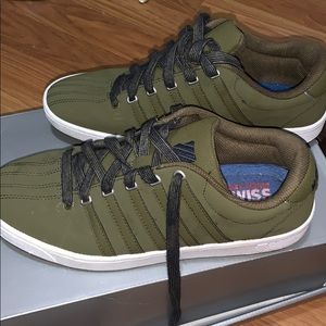 K Swiss army green sneakers